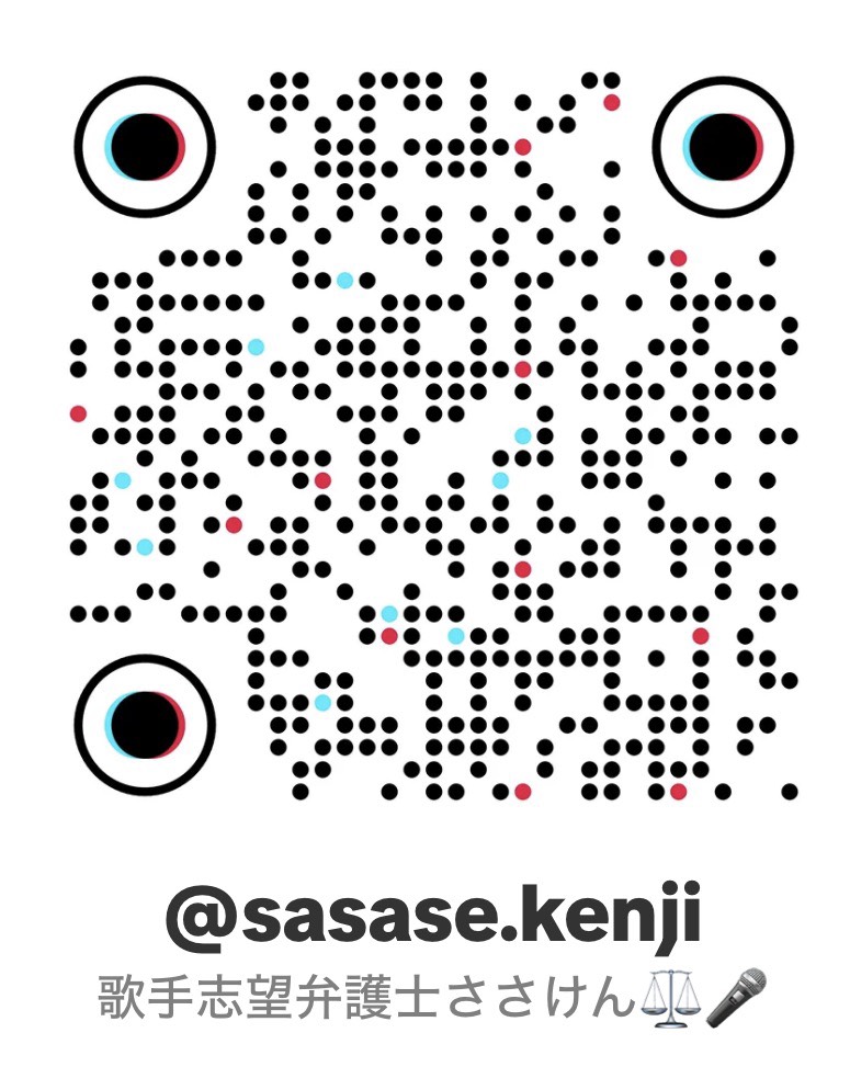 TikTok @sasase.kenji QRコード